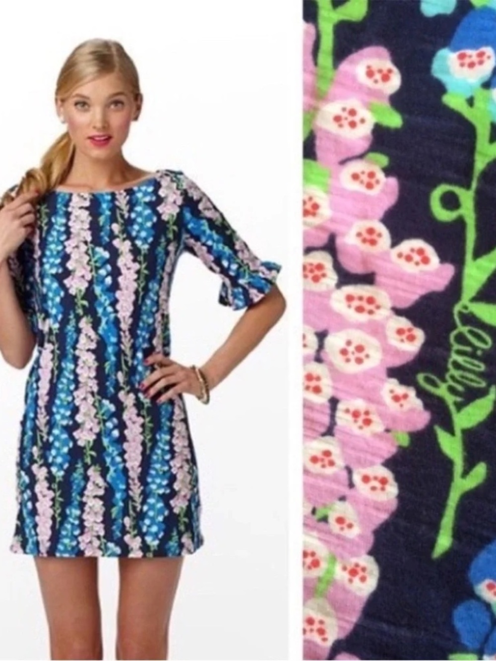Lilly Pulitzer Bluebell Dress - size L
